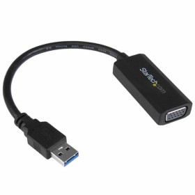 Adaptador USB 3.0 a VGA Startech USB32VGAV Negro de Startech, Adaptadores USB-VGA - Ref: S55057581, Precio: 27,62 €, Descuent...