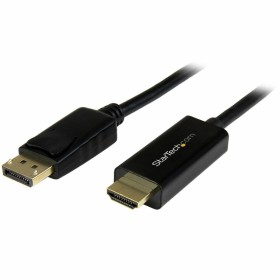 Cabo DisplayPort a HDMI Startech DP2HDMM2MB   (2 m) Preto de Startech, Cabos HDMI - Ref: S55057598, Preço: 25,34 €, Desconto: %