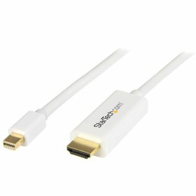 Adaptador Mini DisplayPort a HDMI Startech MDP2HDMM1MW 4K Ultra HD 1 m de Startech, Cables HDMI - Ref: S55057600, Precio: 21,...