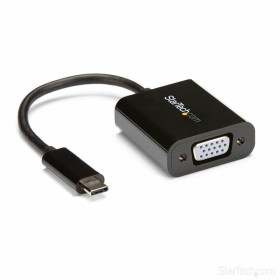 Adattatore USB C con VGA Startech CDP2VGA    Nero di Startech, Adattatori USB-VGA - Rif: S55057656, Prezzo: 35,65 €, Sconto: %