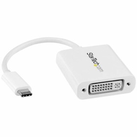 Adaptateur USB C vers DVI Startech CDP2DVIW    Blanc de Startech, Adaptateurs - Réf : S55057785, Prix : 32,69 €, Remise : %