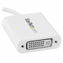 Adaptador USB C a DVI Startech CDP2DVIW    Blanco de Startech, Adaptadores - Ref: S55057785, Precio: 32,69 €, Descuento: %