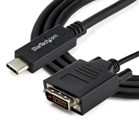 Adattatore USB C con DVI Startech CDP2DVIMM2MB Nero di Startech, Cavi USB - Rif: S55057904, Prezzo: 36,18 €, Sconto: %