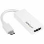 Adaptador USB C a HDMI Startech CDP2HD4K60W     Blanco | Tienda24 - Global Online Shop Tienda24.eu