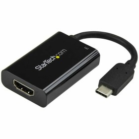 USB C to HDMI Adapter Startech CDP2HDUCP   Black 4K Ultra HD by Startech, HDMI - Ref: S55057938, Price: 38,60 €, Discount: %