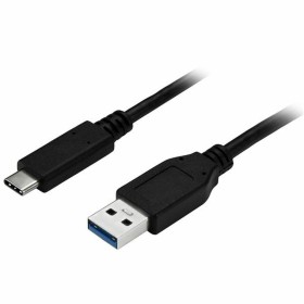 Câble USB A vers USB C Startech USB315AC1M   Noir de Startech, Câbles USB - Réf : S55058140, Prix : 17,70 €, Remise : %