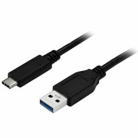 USB-C Cable to USB Hama Technics ECO PC 1,5 m Black | Tienda24 - Global Online Shop Tienda24.eu