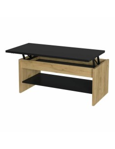 Side table Black Natural Crystal Iron 45 x 45 x 50 cm | Tienda24 Tienda24.eu