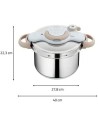 Pressure cooker SEB Clipso Minut Eco Respect Stainless steel | Tienda24 Tienda24.eu