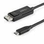 Adaptateur USB C vers DisplayPort Startech CDP2DP1MBD   Noir 1 m de Startech, Câbles USB - Réf : S55058858, Prix : 24,26 €, R...