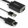 Adaptador HDMI a VGA Startech VGA2HDMM2M   (2 m) Negro de Startech, Cables HDMI - Ref: S55058866, Precio: 44,78 €, Descuento: %