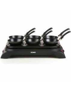 Wok Pfanne DOMO DO-8708W 2000 W 5 L Schwarz | Tienda24 Tienda24.eu