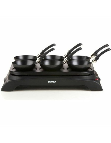 Sartén Wok DOMO DO8710W 1000W Negro | Tienda24 Tienda24.eu