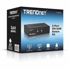 Switch KVM Trendnet TK-222DVK de Trendnet, Commutateur KVM - Réf : S55065784, Prix : 125,89 €, Remise : %