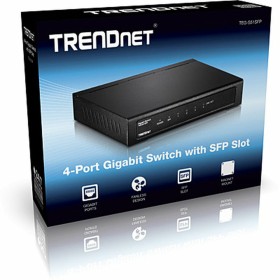 Switch Trendnet TEG-S51SFP de Trendnet, Commutateurs de réseau - Réf : S55065838, Prix : 61,88 €, Remise : %