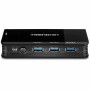 Switch Trendnet TK-U404 USB Negro de Trendnet, Switches de red - Ref: S55065995, Precio: 39,16 €, Descuento: %