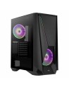 Boîtier ATX semi-tour Aerocool VISORBK LED RGB Noir | Tienda24 Tienda24.eu