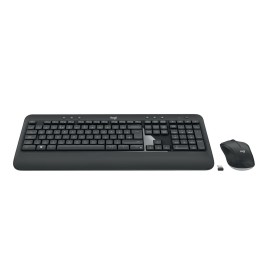 Clavier et souris sans fil Logitech MK540 Qwerty UK Blanc Noir Noir/Blanc de Logitech, Ensembles Clavier et Souris - Réf : S5...