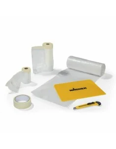 Kit de enmascarado y protección para pintar Wagner 2316444 Premium 6 Piezas de Wagner, Protectores para superficies - Ref: S7...