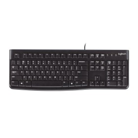 Tastatur Logitech K120 Qwerty UK Schwarz von Logitech, Tastaturen - Ref: S55080717, Preis: 16,59 €, Rabatt: %