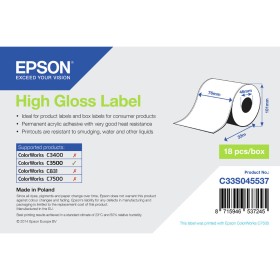 Rouleau de Papier Thermique Epson C33S045537 (1 Unités) de Epson, Rouleaux de papier thermique - Réf : S55080987, Prix : 24,2...