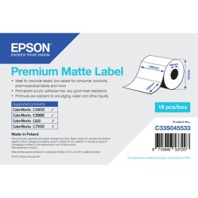 Printer Labels Epson C33S045533 White by Epson, Adhesive labels and stickers - Ref: S55081001, Price: 16,17 €, Discount: %