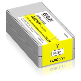 Cartouche d'encre originale Epson GJIC5Y Jaune de Epson, Toners et encre pour imprimante - Réf : S55081046, Prix : 30,40 €, R...