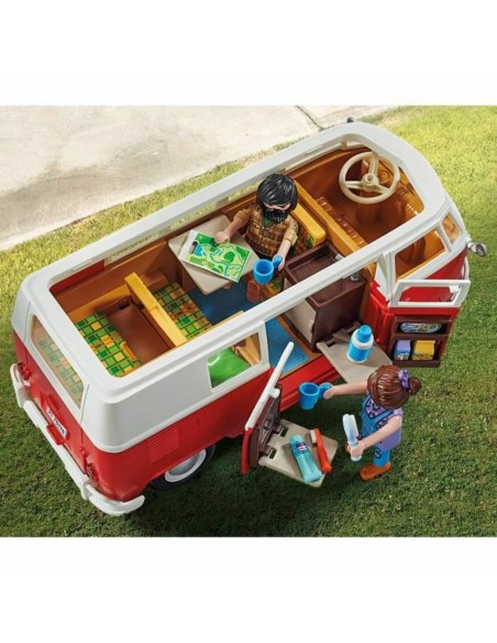 Jeu de Véhicules Playmobil 70176 Volkswagen T1 Bus Rouge | Tienda24 Tienda24.eu