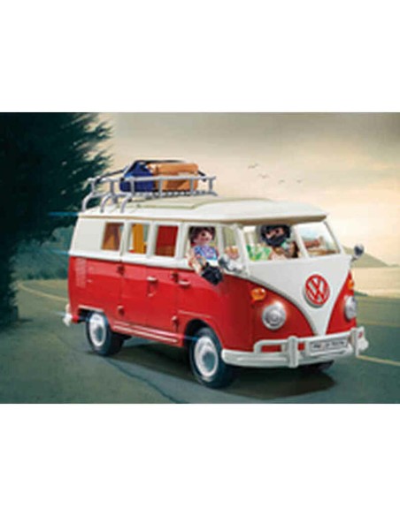 Jeu de Véhicules Playmobil 70176 Volkswagen T1 Bus Rouge | Tienda24 Tienda24.eu