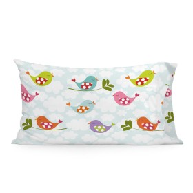 Taie d'oreiller HappyFriday Mr Fox Little Birds Multicouleur 50 x 75 cm de HappyFriday, Draps et taies d'oreiller - Réf : D16...