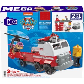 Playset Megablocks Paw Patrol Camión de Bomberos +