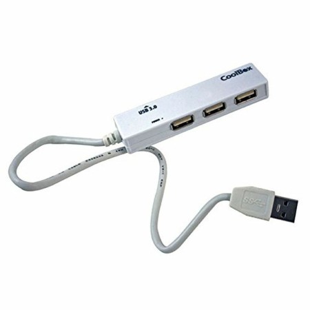 USB Hub CoolBox COO-H413 Black White by CoolBox, USB hubs - Ref: S55094322, Price: 9,74 €, Discount: %