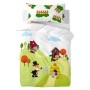 Taie d'oreiller HappyFriday Mr Fox Piggys Multicouleur 50 x 75 cm de HappyFriday, Draps et taies d'oreiller - Réf : D1610462,...