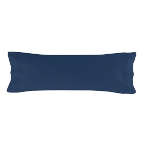 Pillowcase HappyFriday BASIC Navy Blue 45 x 110 cm by HappyFriday, Sheets and pillowcases - Ref: D1610469, Price: 9,70 €, Dis...