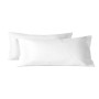 Funda de almohada HappyFriday BASIC Blanco 45 x 110 cm (2 Unidades) de HappyFriday, Sábanas y fundas de almohada - Ref: D1610...