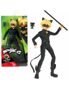 Bambola Bandai Miraculous Ladybug Cat Noir 26 cm da Bandai, Bambole Fashion - Ref: S7125176, Precio: 38,43 €, Descuento: %