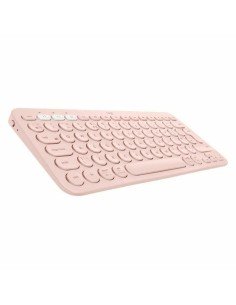 Tastiera Logitech K380 Francese AZERTY Rosa AZERTY da Logitech, Tastiere - Ref: S7133944, Precio: 67,61 €, Descuento: %