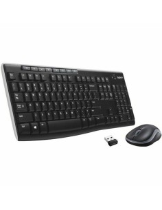 Keyboard and Mouse Esperanza EGK3000 Black | Tienda24 Tienda24.eu