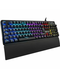 Gaming Tastatur EDM 07751 for players Schwarz Qwerty Spanisch | Tienda24 Tienda24.eu