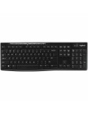 Clavier sans fil Logitech Français Noir AZERTY | Tienda24 Tienda24.eu