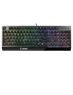 Clavier pour jeu Trust GXT 853 ESCA Espagnol Qwerty LED RGB | Tienda24 Tienda24.eu