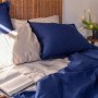 Housse de Couette HappyFriday BASIC Blue marine 220 x 220 cm de HappyFriday, Couettes et housses de couette - Réf : D1610505,...