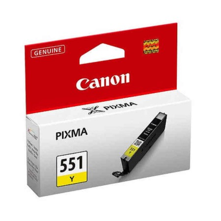 Cartouche d'encre originale Canon CLI-551 Jaune de Canon, Toners et encre pour imprimante - Réf : S55123638, Prix : 18,25 €, ...