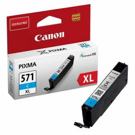 Original Ink Cartridge Canon CLI-571XL Cyan by Canon, Printer toners and inks - Ref: S55123641, Price: 20,64 €, Discount: %