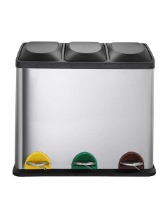 Waste bin Kitchen Move Grey Plastic 70 L | Tienda24 Tienda24.eu