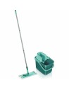 Mopa Fregona con Cubo Leifheit Combi Clean M Verde Metal Plástico | Tienda24 Tienda24.eu