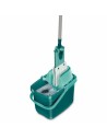 Mop with Bucket Leifheit Combi Clean M grün Metall Kunststoff | Tienda24 Tienda24.eu