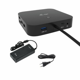 USB Hub i-Tec C31HDMIDPDOCKPD100 Black 100 W by i-Tec, USB hubs - Ref: S55127132, Price: 133,54 €, Discount: %