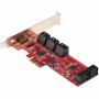 Placa PCI Startech 10P6G-PCIE-SATA-CARD de Startech, Cartões de portas - Ref: S55134893, Preço: 137,15 €, Desconto: %