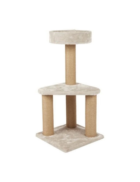 Kratzbaum für Katzen Trixie Ivan Baum Sisal Grau Hellgrau 82 cm | Tienda24 Tienda24.eu